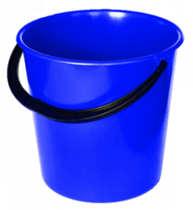 Ведро 10л ПЭ синий P135