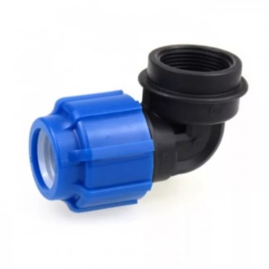 ПЭ-отвод с вн.резьбой d25*3/4 черн