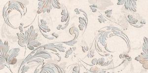 Кафель настенный Декор 250х500 Павана декор 1 светло-бежевый