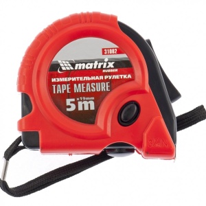 Рулетка Rubber 5мх19мм Matrix 31002