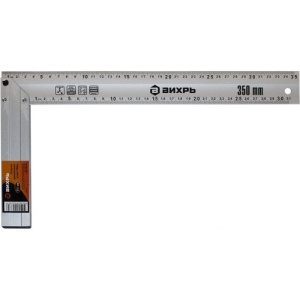 Угольник алюминевый,литой 350мм Вихрь