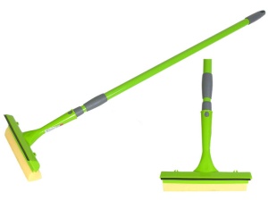 Швабра-окномойка+рукоятка 130см/8411/