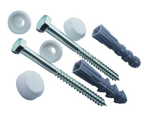 Крепление унитаза к полу в сборе с болтами и заглушками/61-0-034/