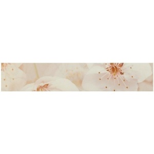 Бордюр д/кафеля 400х75 Сакура кор 01