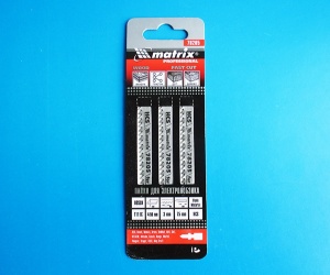 Полотно для эл.лобзика по дереву,75х3мм Matrix Professional 78205