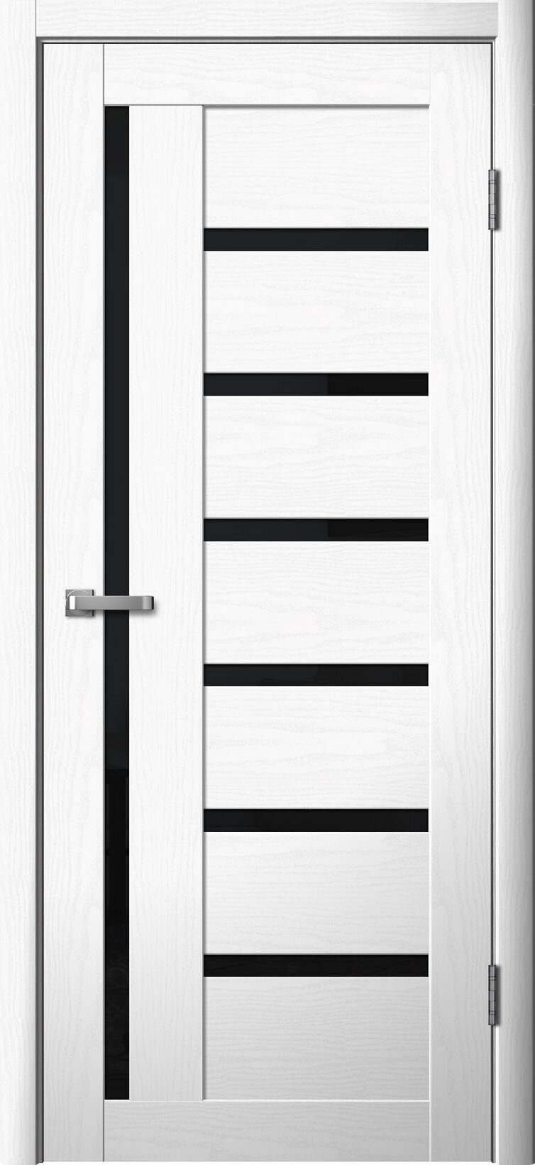 Дверь 217 ЧЕРНОЕ СТЕКЛО 700*2000 макиато