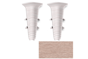 Угол наружний Деконика Дуб латте 229 с крепежом