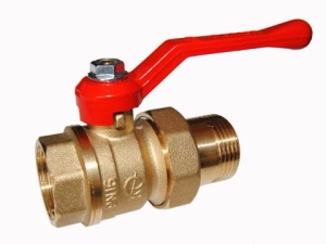 Кран шаровый DN-25 СТАНДАРТ 222 бабочка с удлинителем ГАЛЛОП Новосибирск