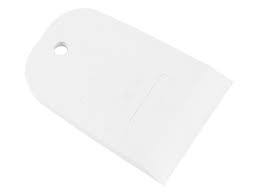 Шпатель резиновый,белый,80мм(Россия)/12-2-111