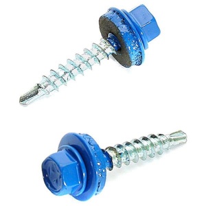 Шуруп саморез д/проф.листа 4,8х38 RAL5005(синий)