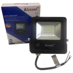 Прожектор светодиодный 20W SMD 1600LM 6500K IP 65