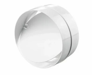 Соединитель круглых каналов с обратным клапаном d100 Вентс 1111