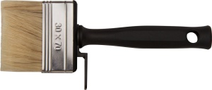 Кисть ракля,30х70мм из свтлой щетины,пластм ручка/760-070