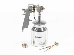 Краскораспылитель пневмат.с нижним бачком //57316