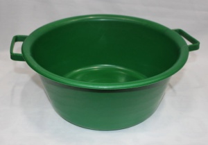 Таз 16л ПЭ зеленый Р590