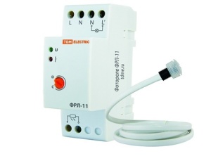 Фотореле TDM ФРЛ -11 2-100Лк 20А DIN-рейка