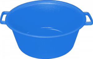 Таз 12л синий ПЭ Р327