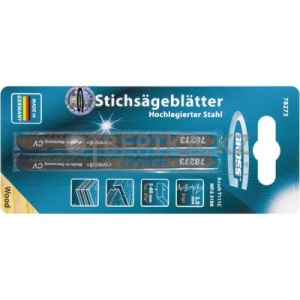 Полотно для эл.лобзика по дереву,2шт,100х4мм // Matrix 78273