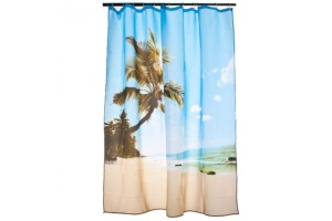 Шторка д/ванны WS-817 Пляж 1,8х1,8