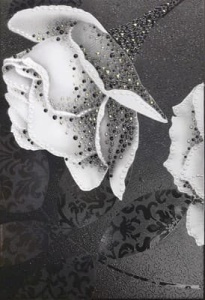 Кафель настенный Декор-панно 400х275 Монро 2 цветок/13шт/