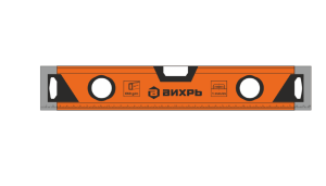 Уровень алюминиевый 400мм,фрезерованный,3глазка,Вихрь