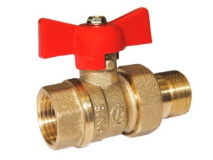 Кран шаровый DN-15 СТАНДАРТ 232 бабочка с удлинителем  ГАЛЛОП Новосибирск