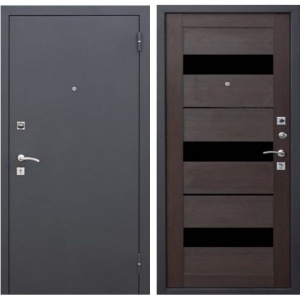 Дверь метал.Гарда  муар Темный кипарис Царга (860) левая