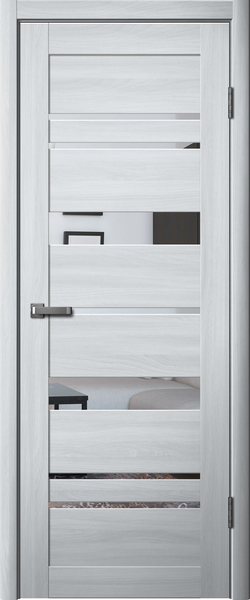 Дверь 283 600 ясень пепельный зеркало