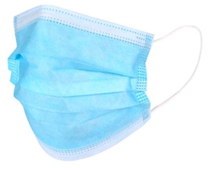 Маска медицинская 3-а слойная из неткат.м-в,гипоаллергенная