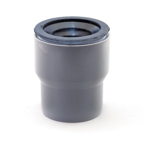 Переход кан.ПП 124*110,с чугуна на пластик,с манжетой РТП