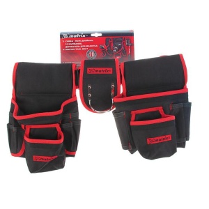 Сумка-пояс двойная,20 карманов,держатель д/молотка //Matrix 90240