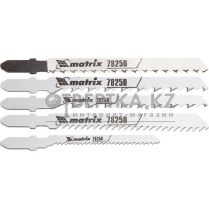Набор полотен для эл.лобзика по дереву 5шт. Matrix Professional 78250