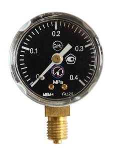 Манометр ацетилен 0,4 Мпа