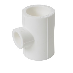 Полипропилен тройник с переходником 40х25х40