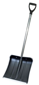 Лопата снегоуборочная с алюм.черенком,Витязь,380х365мм/69-0-411