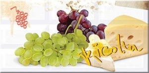 Кафель настенный Декор 40,5*20,1 ВОГ Рикотта(виноград)(13шт)