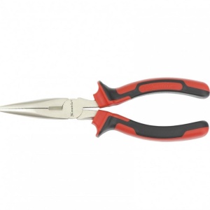 Длинногубцы Nickel 180мм прямые никелированные Matrix 17166