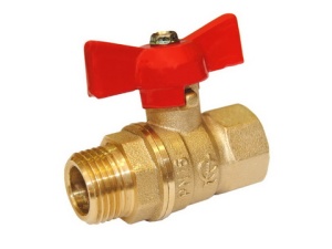 Кран шаровый DN-20 СТАНДАРТ  231 бабочка ВхН ГАЛЛОП Новосибирск