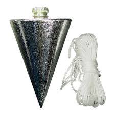 Отвес конусный,100г,шнур 5м Matrix 84831