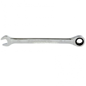 Ключ комбинированный трещеточный 10мм, хром CrV Matrix 14803