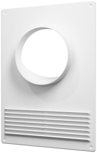Решетка вентиляционная с торцевой площадкой d=125 Эвент