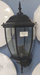 Светильник 7707-LP садово-парковый черный большой простой