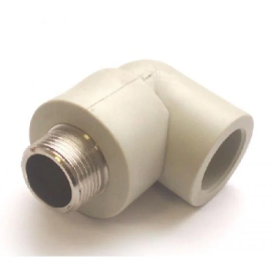 Полипропилен отвод наруж.резьба d32х1