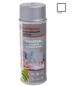 Краска-аэрозоль Радуга белый матовый 400мл