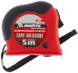 Рулетка Double fixation 5мх19мм Matrix 31056