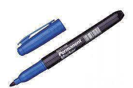 Маркер перманентный,пулевидный,наконечник 3,0мм,синий/13-0-052