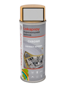 Краска-аэрозоль Радуга хром серебро 400мл