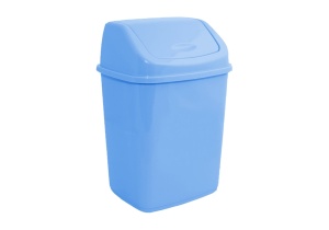 Контейнер д/мусора 10л св.-голубой Р1201