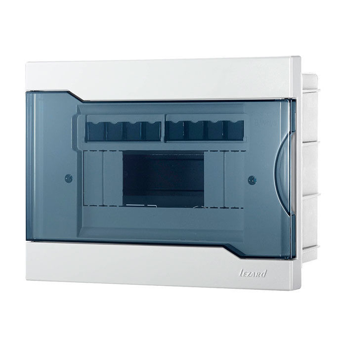 Бокс 730-1000-008NEW с прозрачной крышкой ЩРВ-П-8 д/внт уст 8мод.уст-ва