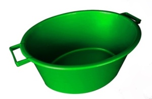 Таз 30л овальный (зеленый)Р550